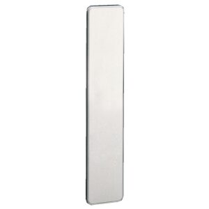 Plaque seule Golf entraxe 195 mm avec piliers taraudés anodisé argent - VACHETTE ASSA ABLOY - 443241