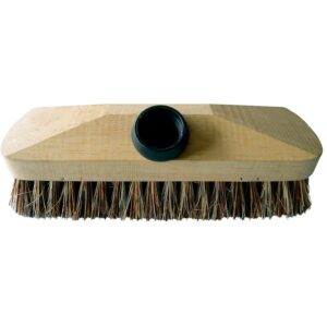 Brosse lave-pont monture bois fibre végétale naturelle - - 519373
