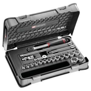 COFFRET DOUIL 3/8 6P MM J.161B 20PC - FACOM - 575940