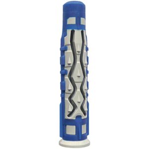 Cheville universelle bi-matière COLORTECH en nylon et élastomère bleu 8x50mm bidon de 200 pièces - SPIT - 151272