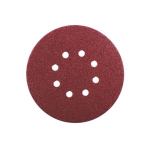Abrasifs auto-agrippants pour ponceuses excentriques oxyde d'aluminium KP222 perforés 8 trous D125mm Grain 80 Bte de 50 - VSM - 151713