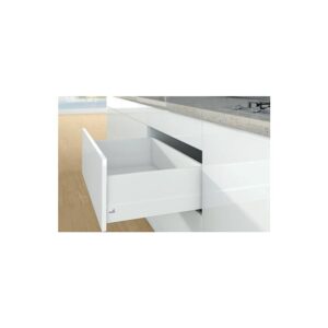 Kit Topside gauche / droit pour tiroir à casseroles pour paroi arrière 186 mm longueur 500 mm coloris blanc - HETTICH - 462260
