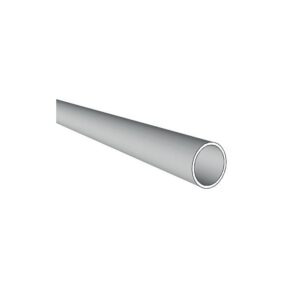 Tube rond aluminium, satiné argent, longueur 3 m, Ø 16, épaisseur 1 mm - Atrius - 654823