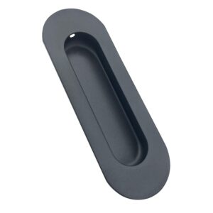 Poignée cuvette ovale longueur 120 mm - finition noir inox 304 - Boëdic Legallais - LEGALLAIS - 330409