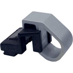 Loqueteau Superclak en aluminium finition noir ral 9005 satiné pour profilés à gorge européenne - FAPIM - 643931
