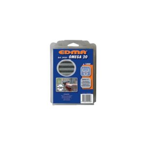 Agrafes grillage Omega 20, finition galvanisé, boîte de 1000 pièces - EDMA - 658644