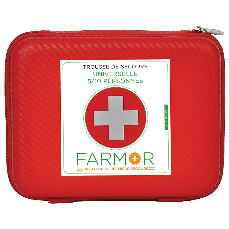 Trousse de secours multirisques - 5/10 personnes - Farmor - 657406