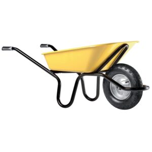 Brouette 100 litres peinte à roue gonflée Aktiv Excellium Plus - Haemmerlin - 479333