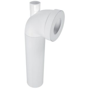 Pipe coudée CTWP40 longue avec piquage - NICOLL - 744005