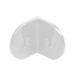 Équerre de fixation nylon pour cabine coloris blanc - NORMBAU - 488160