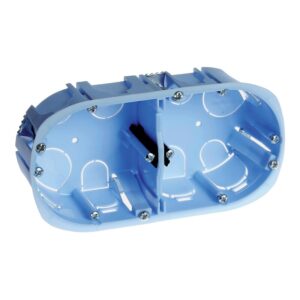 Boîte d'encastrement XL Pro 2 postes Ø 67 mm - EUR'OHM - 634418
