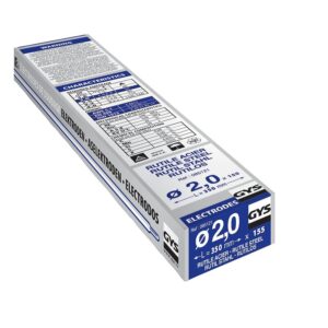 Électrodes rutiles universelles acier, diamètre 4 mm, longueur 350 mm, boîte de 47 pièces - GYS - 527402