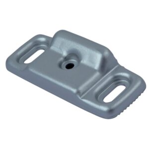 Gâche universelle Oltre finition gris ral 9006 satiné - FAPIM - 644631
