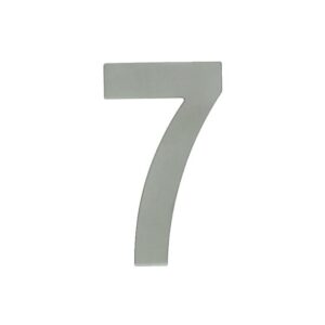 Pictogramme inox Signy - dim. 75x44x2 - Chiffre 7 - LEGALLAIS - 152287