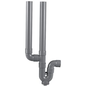 Siphon pour machine à laver double sortie horizontale - - 756017
