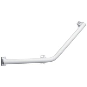 Barre d'appui coudée 3 points ARSIS 135° blanc/chromé mat - PELLET - 490925