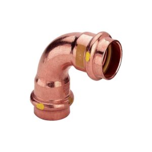 Coude cuivre 90° FF diamètre 12 à sertir gaz - VIEGA - 719838