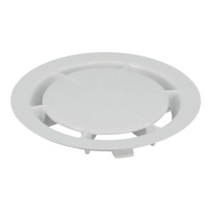 Grille Blanche en PVC antibactérien pour tout siphon sol souple de gamme SITAR Ø 133 mm - NICOLL - 653857