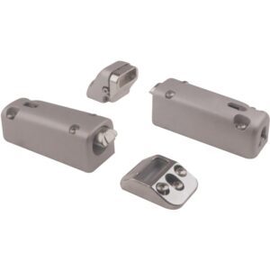 Pênes et gâches haut et bas pour crémone pompier Push ou antipanique Oltre - gris RAL 9006 - FAPIM - 644568