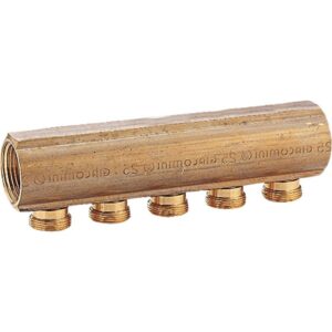 Collecteur de distribution Giacomini R580 3 départs femelle 20x27-16 - GIACOMINI - 782537