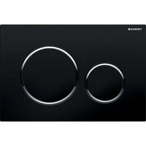 Plaque de commande double touche Sigma20 "Brossé" - GEBERIT - 118379