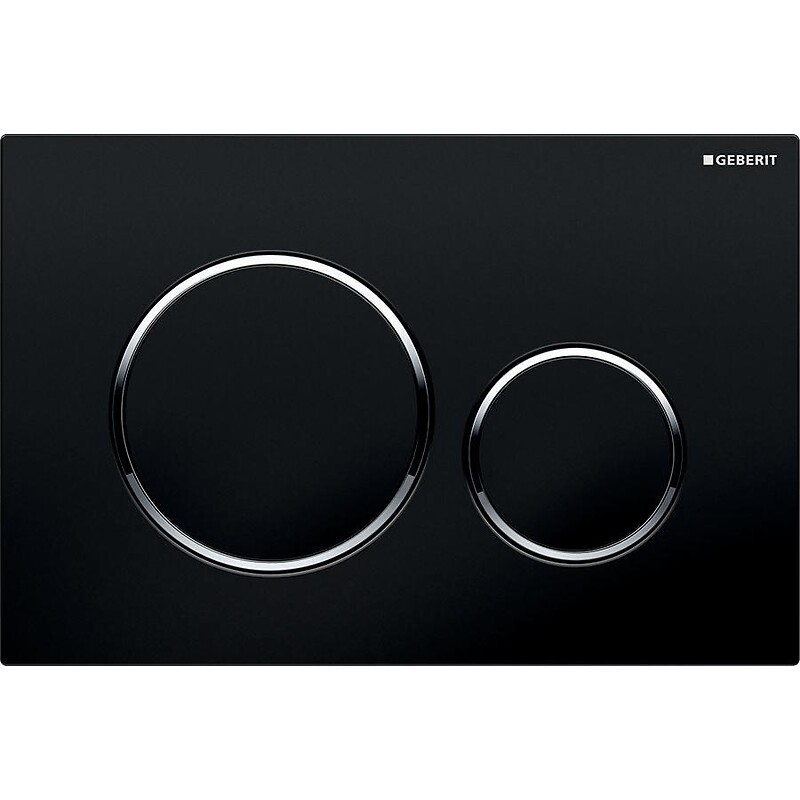 Plaque de commande double touche Sigma20 "Brossé" - GEBERIT - 118379