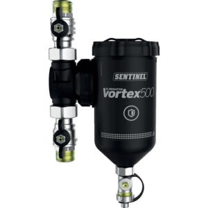 Filtre Eliminator Vortex 500 pour une filtration puissante en installation moyenne ,compact, débit 50 l/min raccords 1" - SENTINEL - 601168