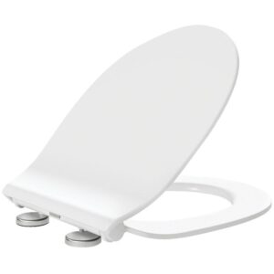 Abattant WC frein de chute Fusion extra plat blanc - BEMIS - 167477