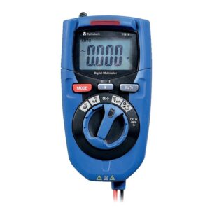 Multimètre numérique compact avec cordons moulés - Turbo Tronic - 605956