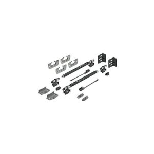 Garniture pour armoire à portes rentrantes SysLine S - avec amortisseur fermeture - HETTICH - 634894