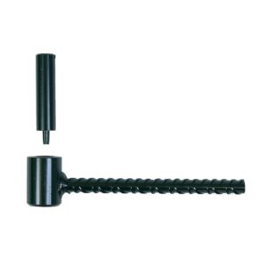 Gond pour parpaing acier noir axe de Ø 14 mm tige fer à béton de Ø 10 x 130 mm sceau de 50 pièces - ING - 623610