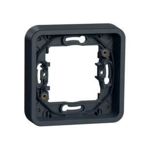 Cadre 1 poste encastré gris anthracite Mureva Styl composable IP55 IK08 - Schneider - 582289