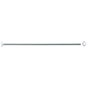 Porte rideaux droit extensible laiton chromé Ø 16 longueur 100 cm - PELLET - 731068