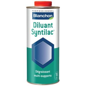 Diluant Syntilac®, dégraissant avant application de la finition et solvant pour nettoyage des ustensiles bidon de 5l - BLANCHON - 646129