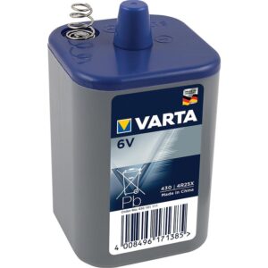 Pile Varta saline 4R25 Saline plastique 6V 7,5Ah - VARTA - 499997