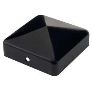 Chapeau pyramide pour poteau bois section 90 mm, finition noire - SIMPSON - 698720