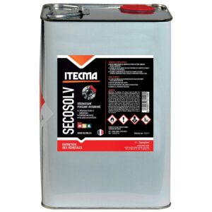 Dégraissant nettoyant sec pour freins et embrayages SECOSOLV bidon de 5 litres - ITECMA - 587945
