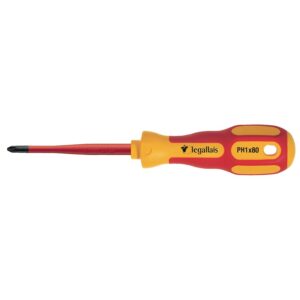 Tournevis Tahiti Slim VDE lame slim PH1x80 - LEGALLAIS - 110448