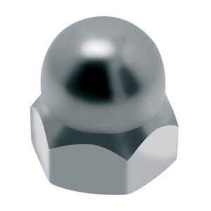 Écrous borgnes inox A2, diamètre 6 mm, boîte de 200 pièces - ACTON - 345844