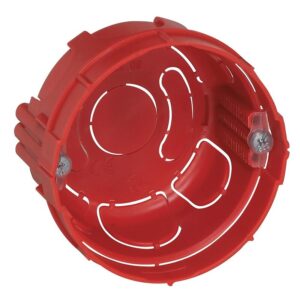 Boîte monoposte Batibox maçonnerie Ø 67 mm avec vis profondeur 40 mm - Legrand - 361110