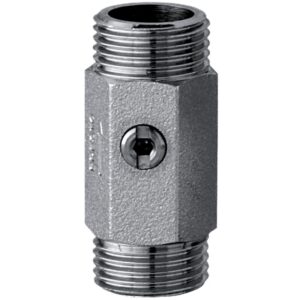 Robinet d'arrêt droit MM 15x21 avec filtre - PRESTO - 456450