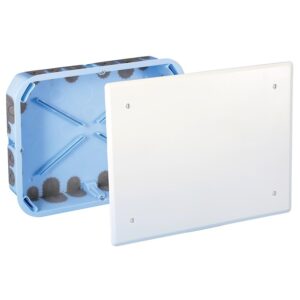 Boîte encastrée cloison sèche 140x140x50 mm RT2012 - EUR'OHM - 696620