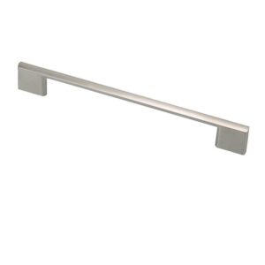Poignée Profit zamak - finition nickelé brossé - entraxe 288 mm - ESTAMP - 110063