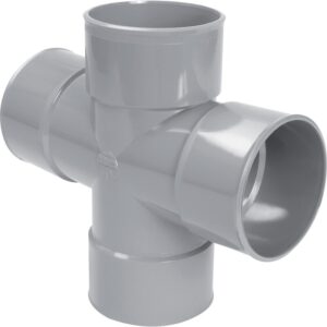 Culotte F/F/F 87°30 diamètre 100 double parallèle RT188 - NICOLL - 716106