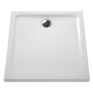 Receveur céramique Arkitekt 80x80x5,5 pour bonde Ø 90 - VITRA - 457059