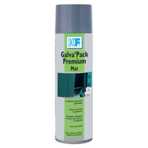 Traitement de surfaces métalliques Galva pack Premium, finition mat, aérosol de 500 ml net - KF - 532806