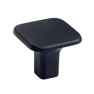 Bouton en zamak Scoop - 32 x 32 mm - finition nickelé satiné - METAKOR - 467588