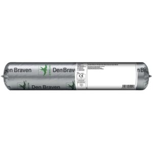 Mastic bâtiment miroiterie silicone neutre alcoxy 7070 Plus, coloris blanc, carton de 25 poches de 400 ml - DEN BRAVEN - 638548