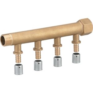 Collecteur de distribution M/F 20x27 - 3 départs à sertir diamètre 16 - - 781152