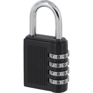 Cadenas à code Compact 04 finition noir anse acier nickelé - THIRARD - 163704
